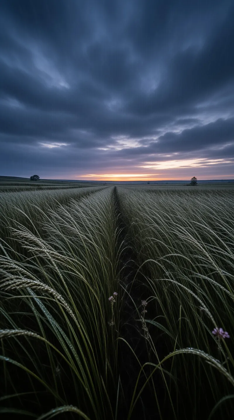 Wheat Field at Sunset