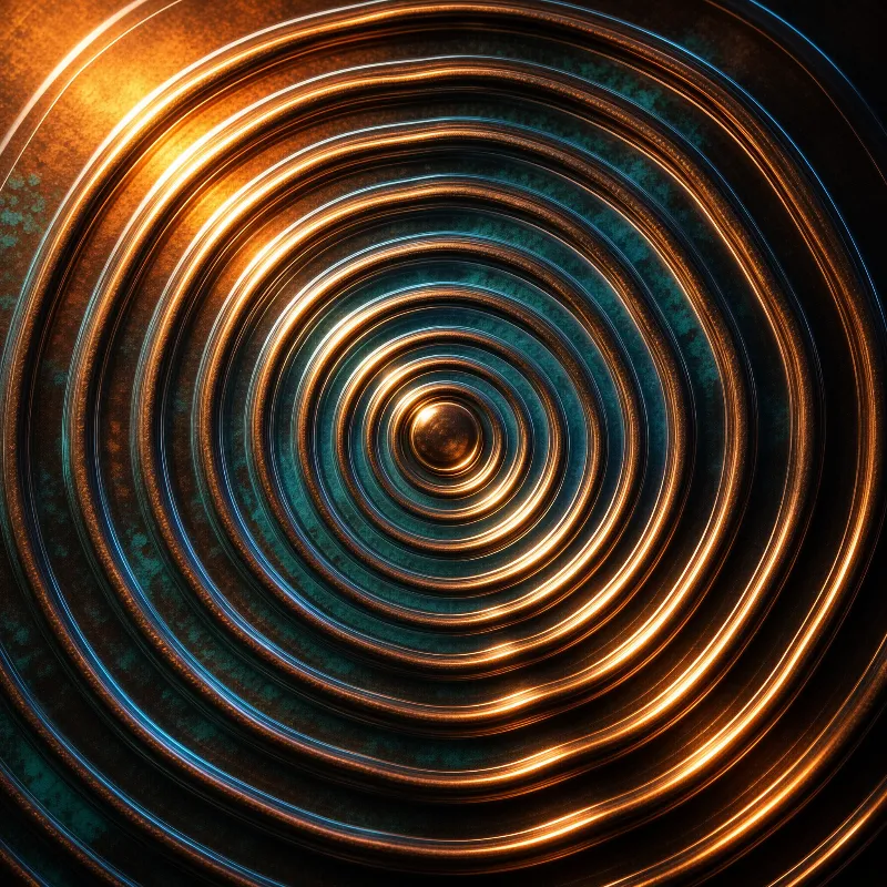 Illuminated Metallic Rings