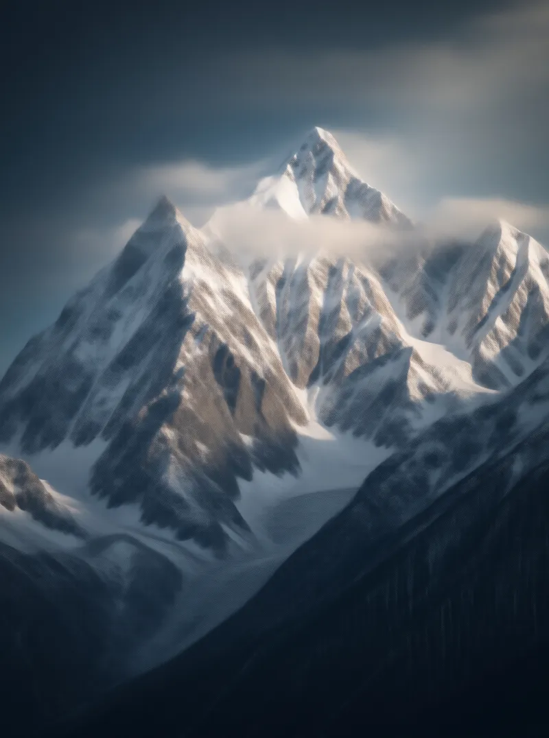 Majestic Snow-Capped Peaks