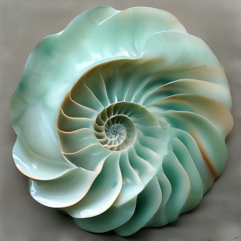 Jade Spiral Shell