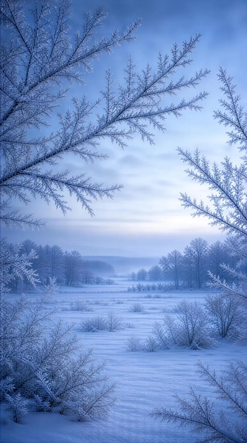 Frosty Winter Landscape