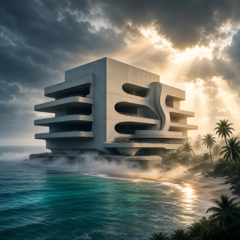 Surreal Coastal Architecture