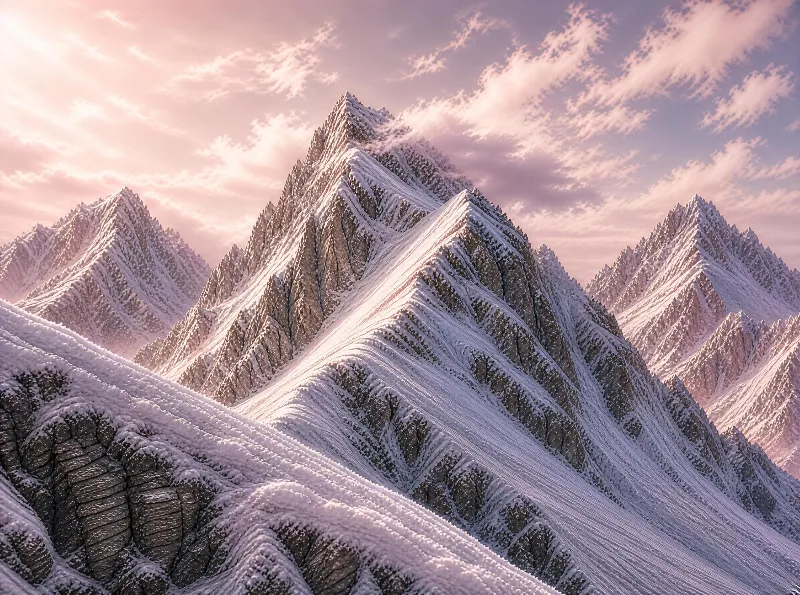 Snowy Mountain Peaks