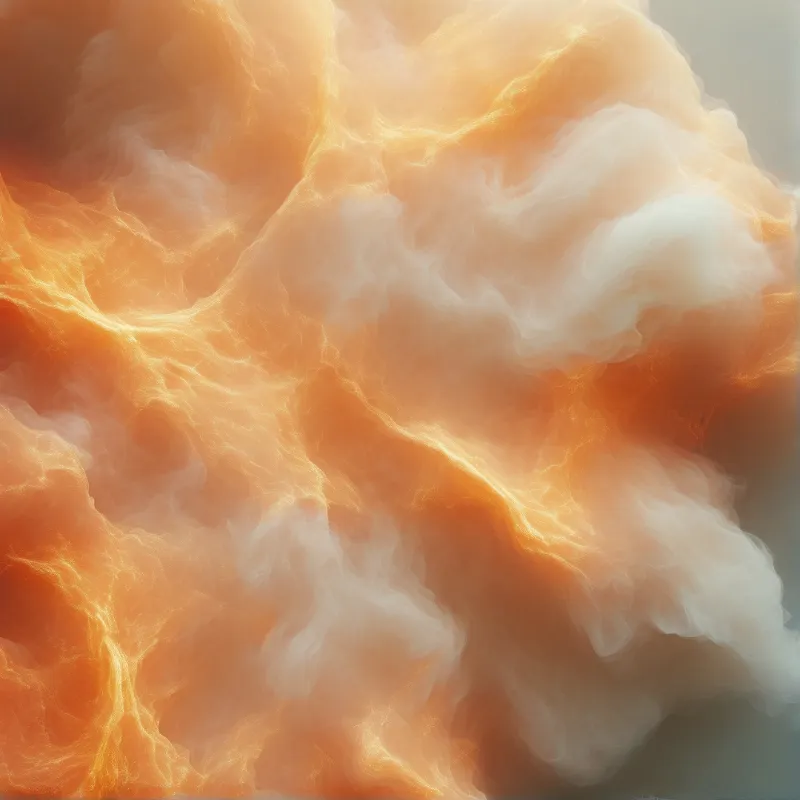 Swirling Orange Flames