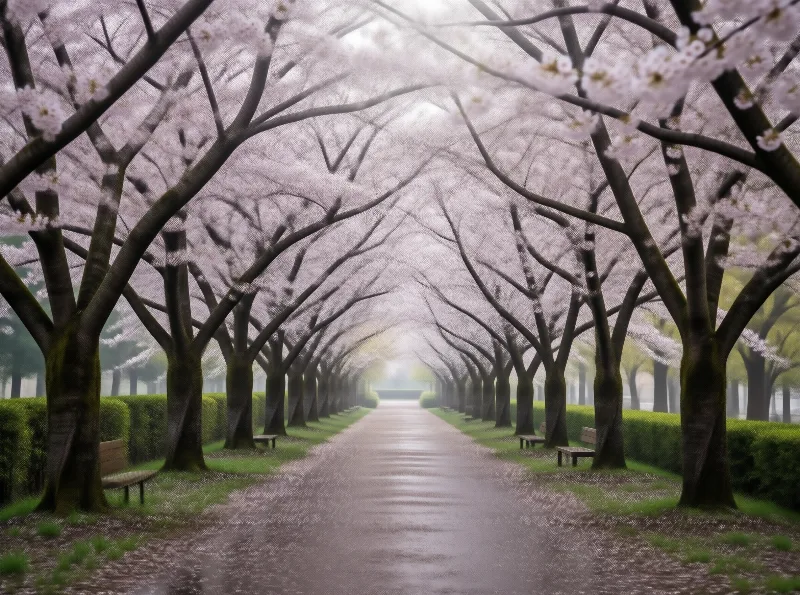 Cherry Blossom Tunnel