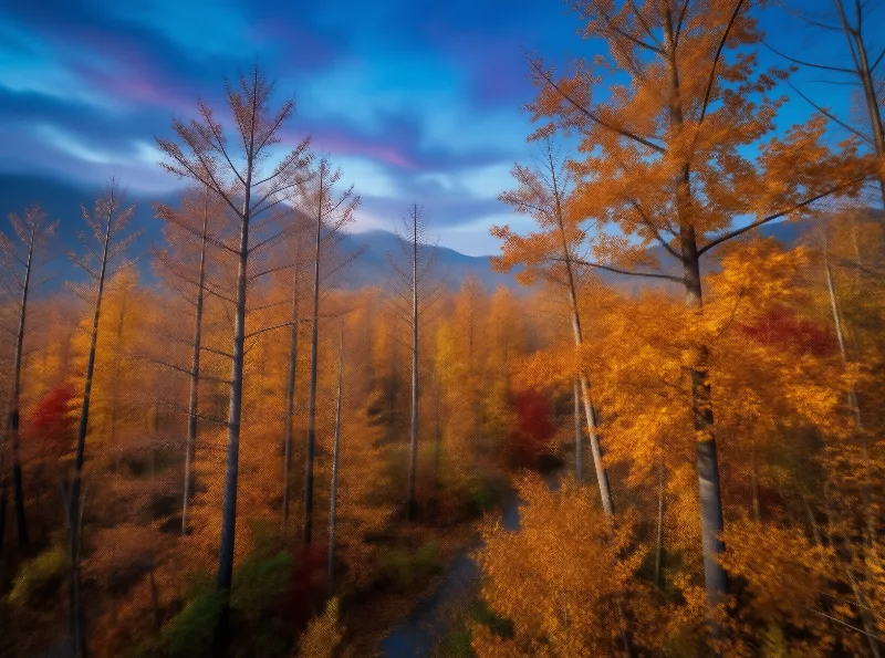 Autumn Forest Landscape