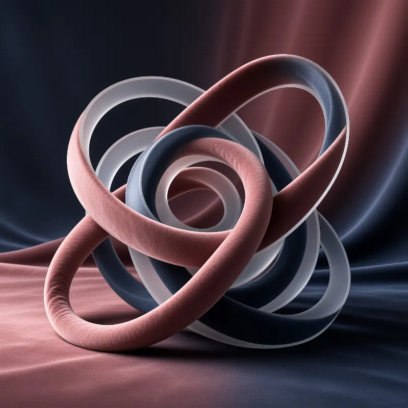 Velvet Ribbon Knot — Form Study