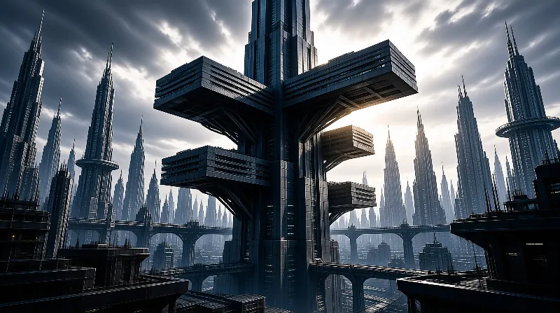 Neo-Futuristic Cityscape
