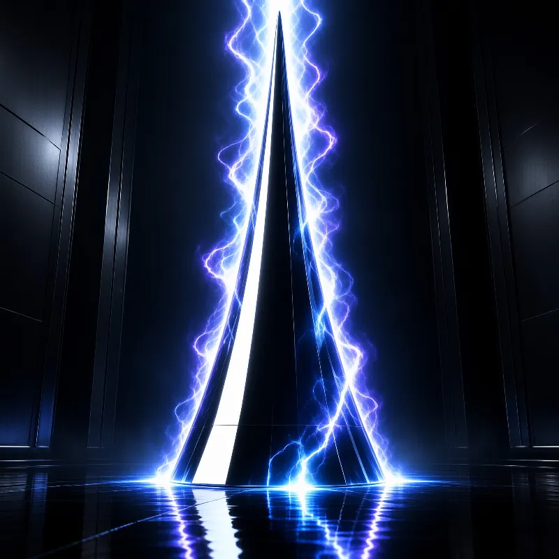 Electric Tower in Dark Hall