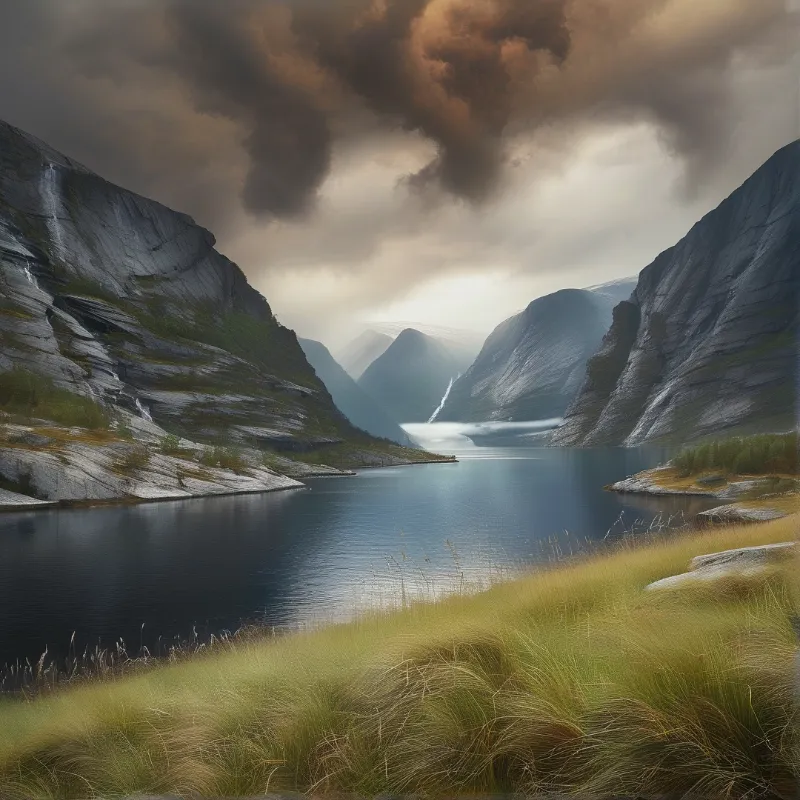 Dramatic Fjord and Cliffs