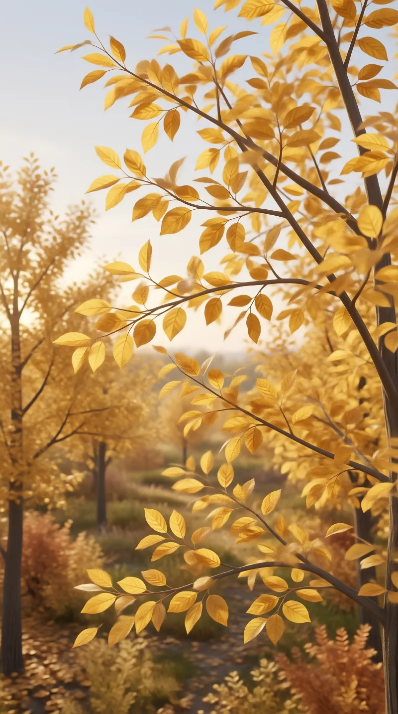 Golden Autumn Leaves