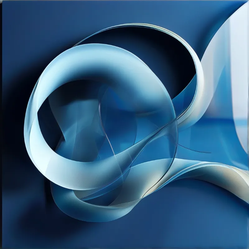 Abstract Blue Flow