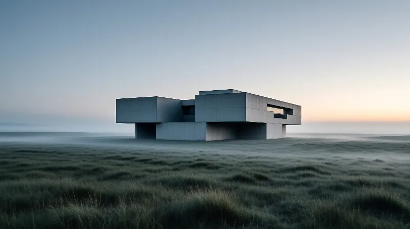 Minimalist Concrete House