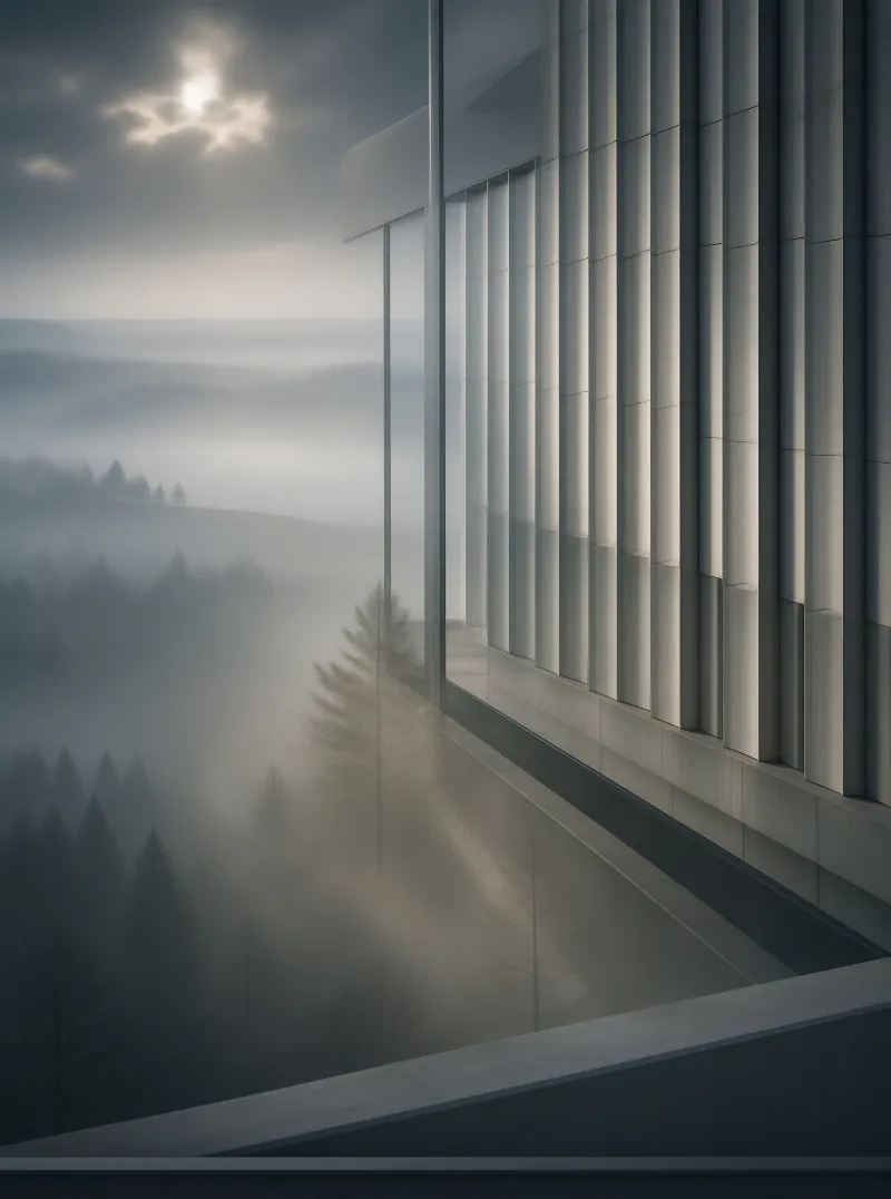 Modern Architecture in Mist