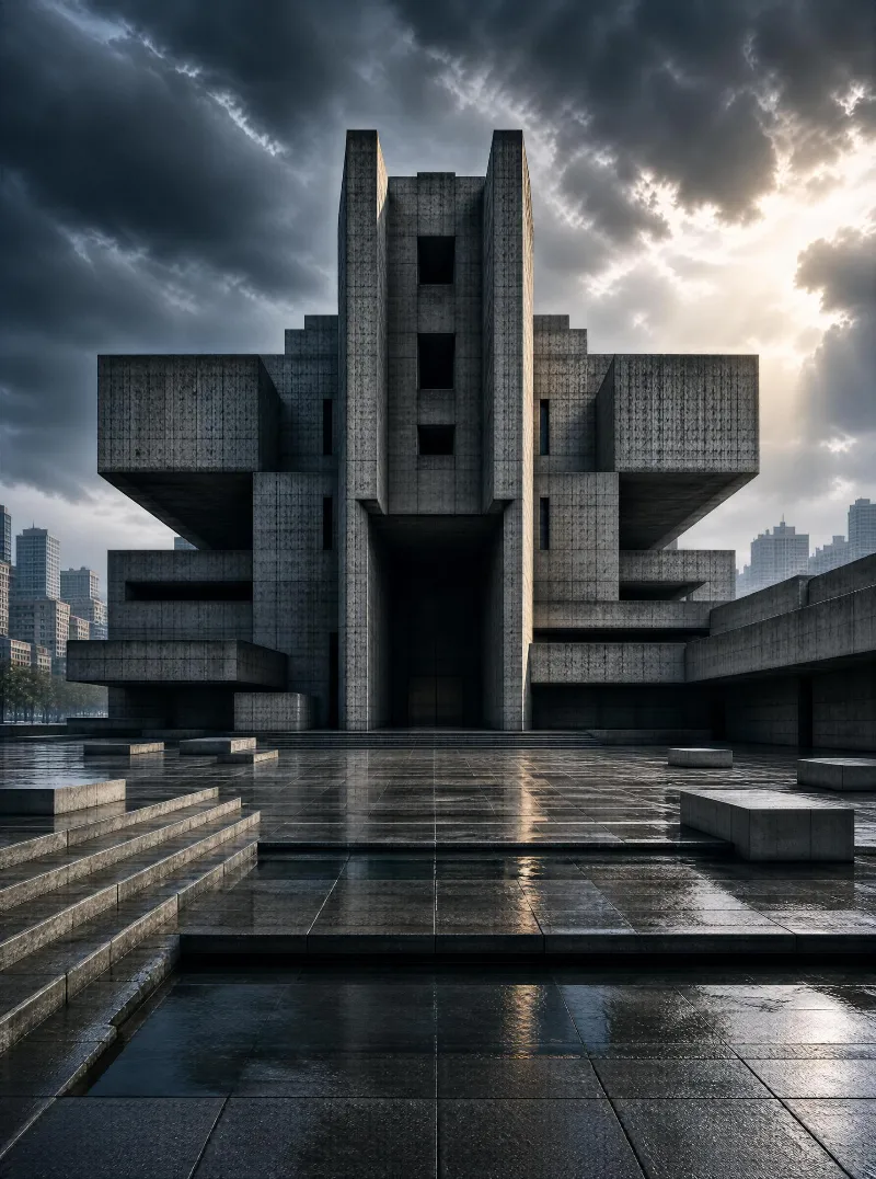 Brutalist Monument