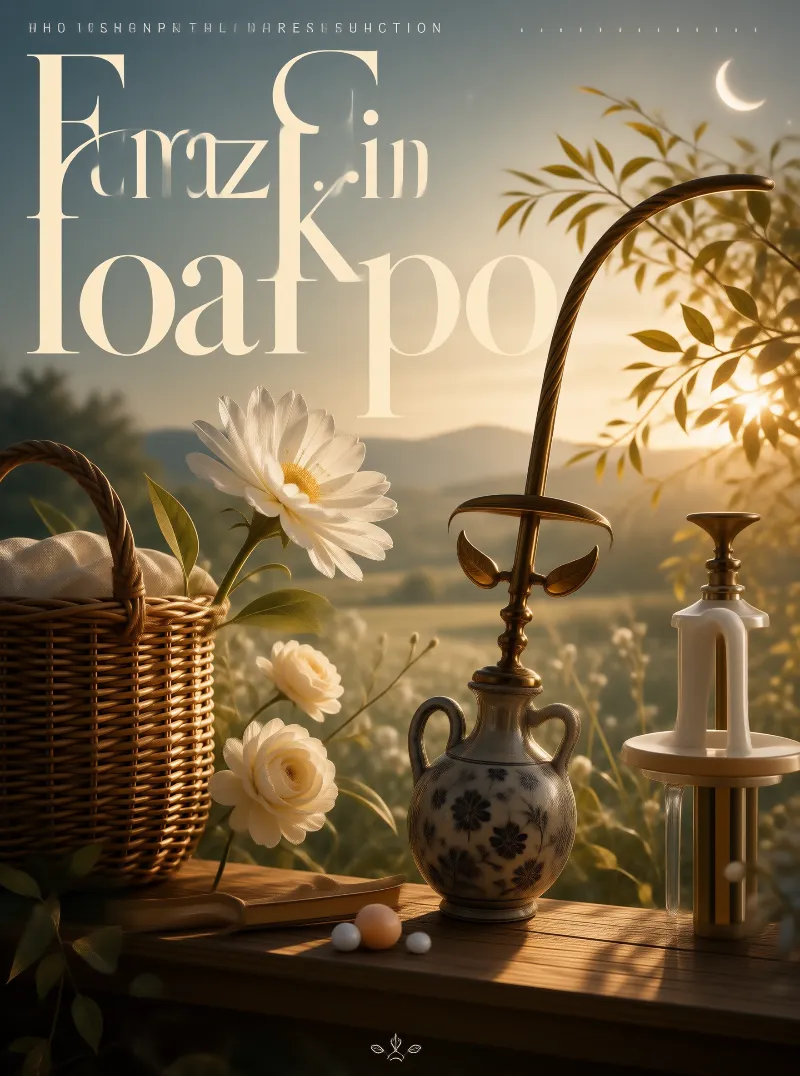 Surreal Golden Still Life