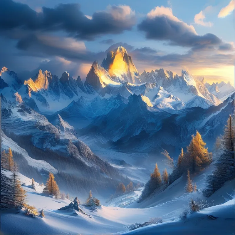 Alpine Sunrise Glory