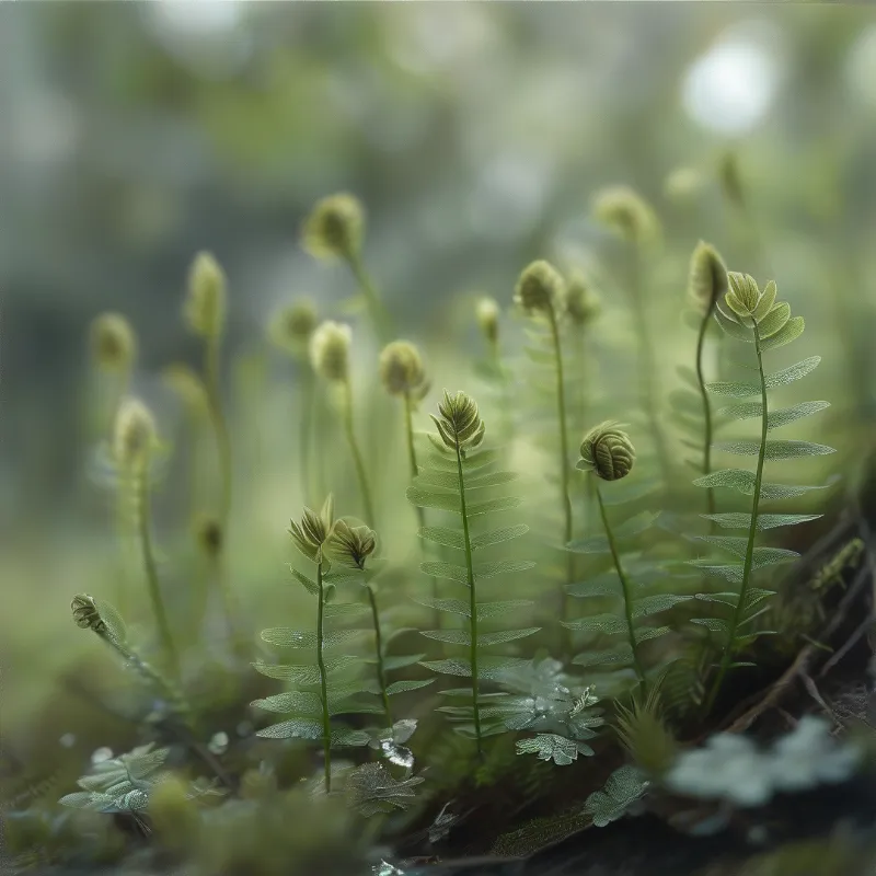 Unfurling Fern Fronds