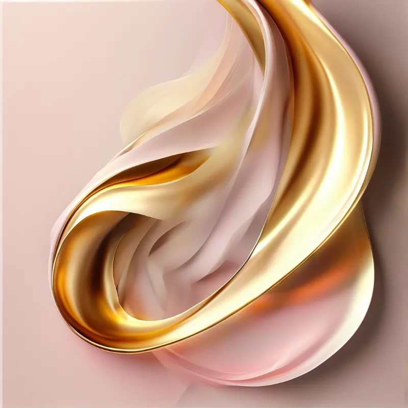 Elegant Golden Swirl