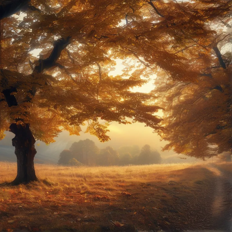 Golden Autumn Morning