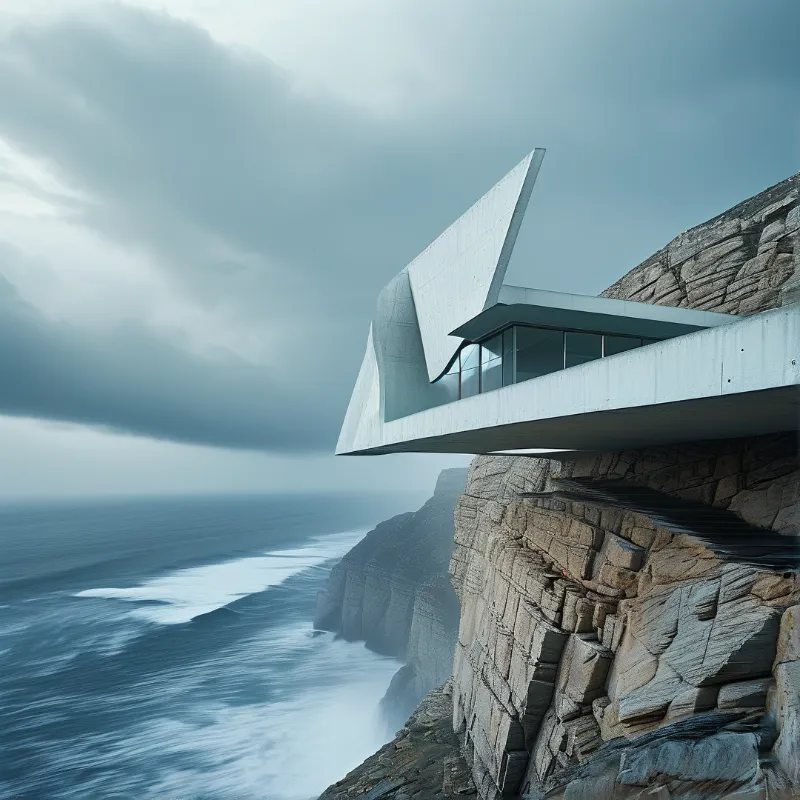 Cliffside Modern Building