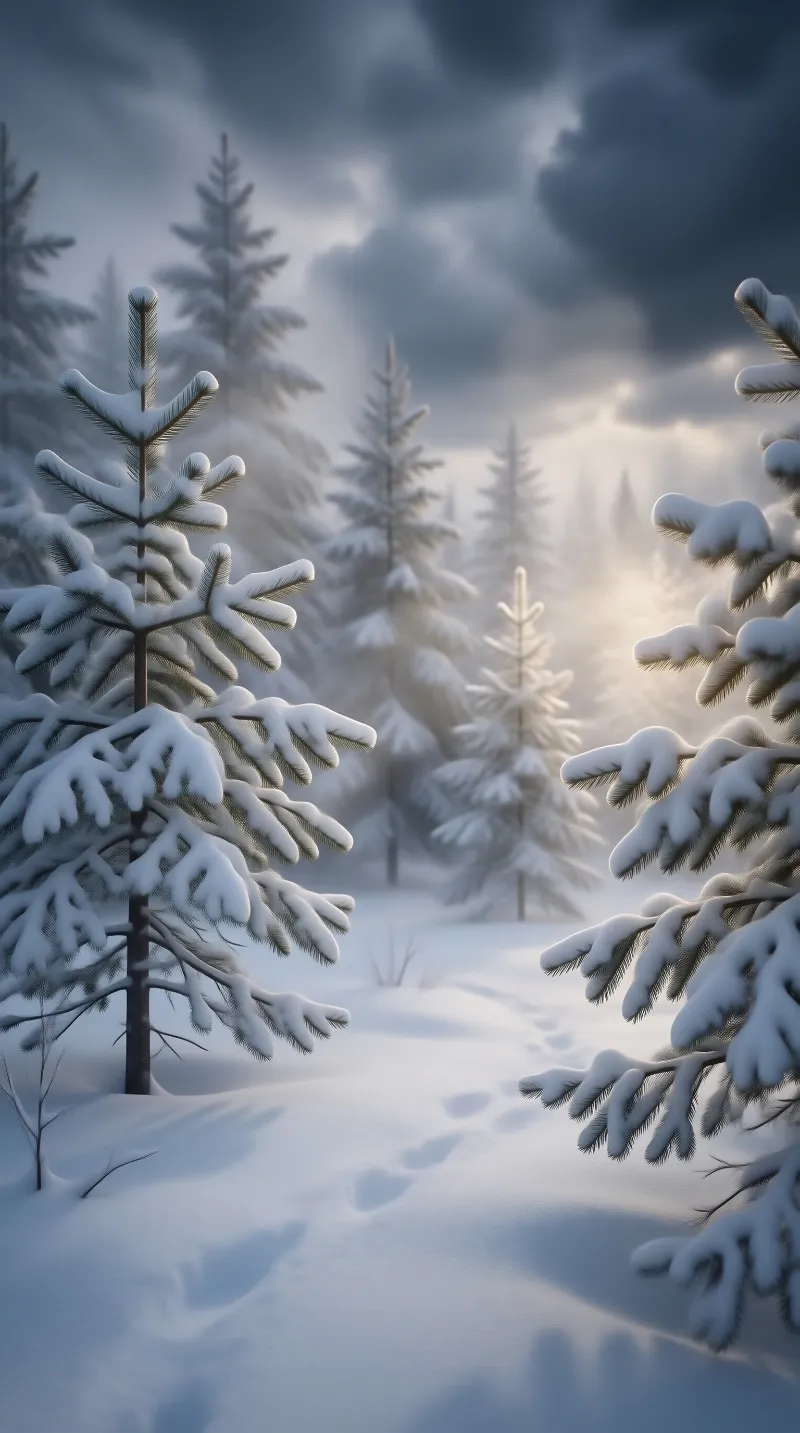 Winter Snowy Forest