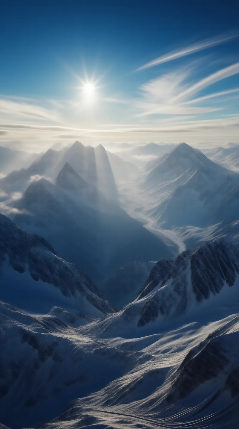 Majestic Snow Mountains