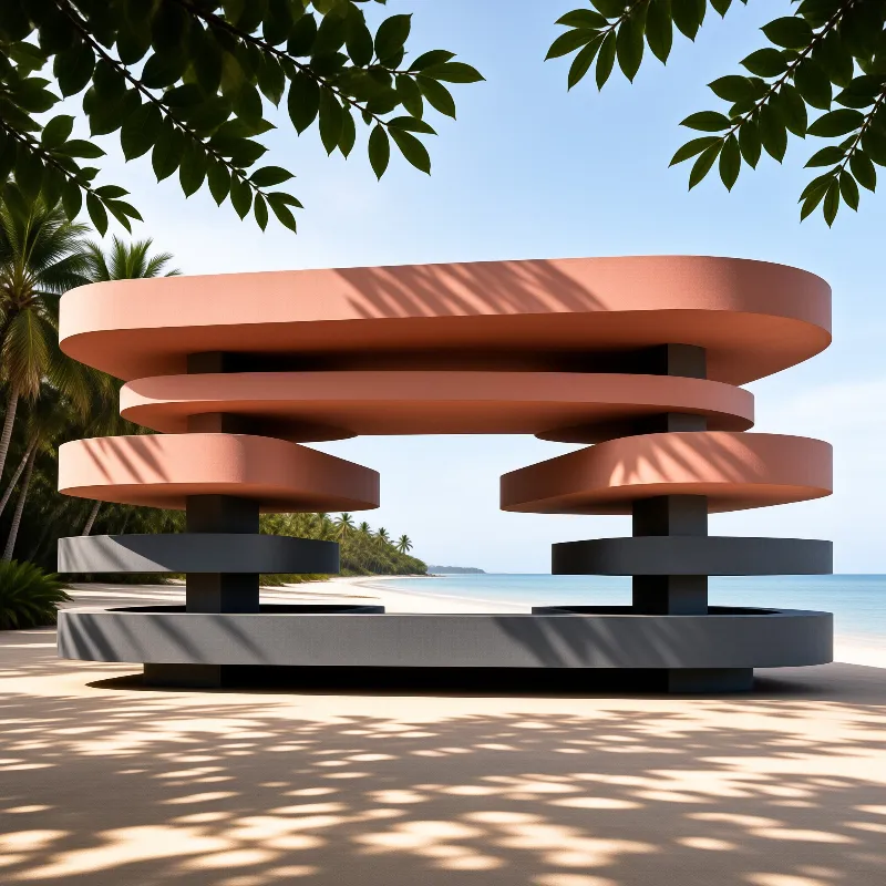 Modern Beach Sculpture