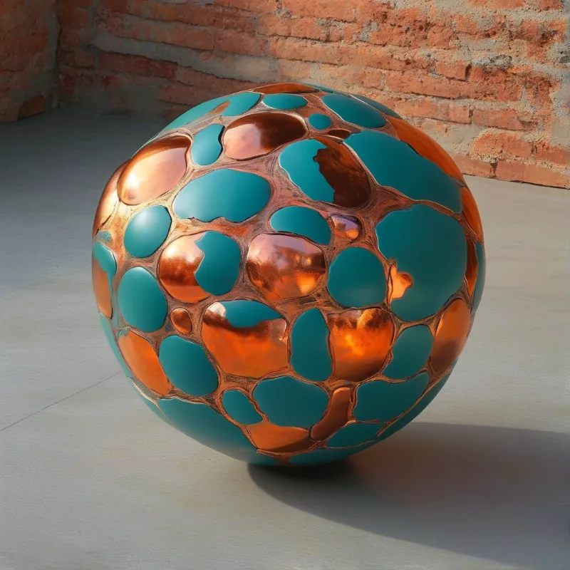 Patterned Metallic Sphere