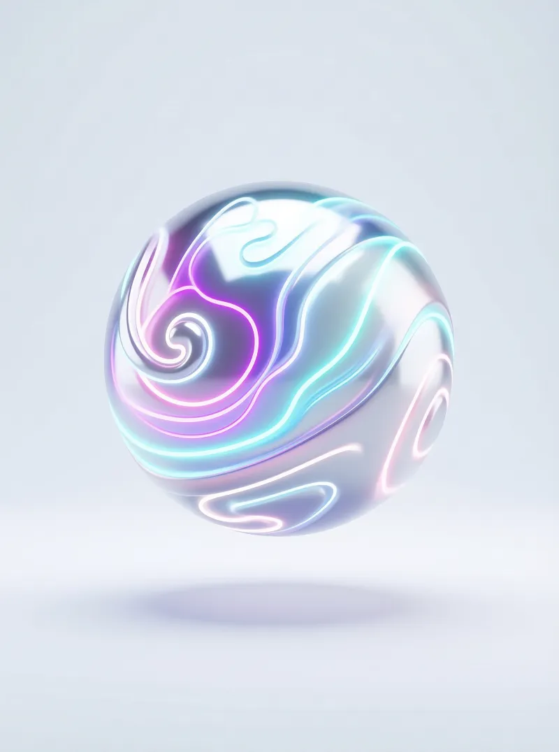 Glowing Swirl Orb