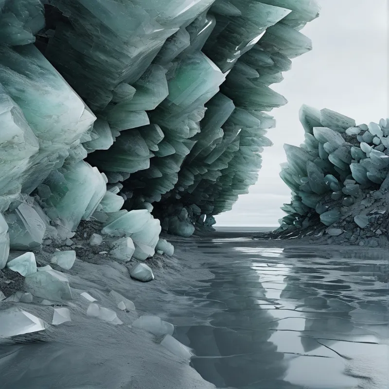Crystal Ice Shoreline