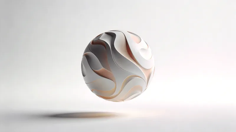 Minimalist, Elegant Floating Orb