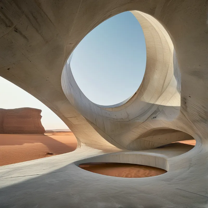 Futuristic Desert Architecture