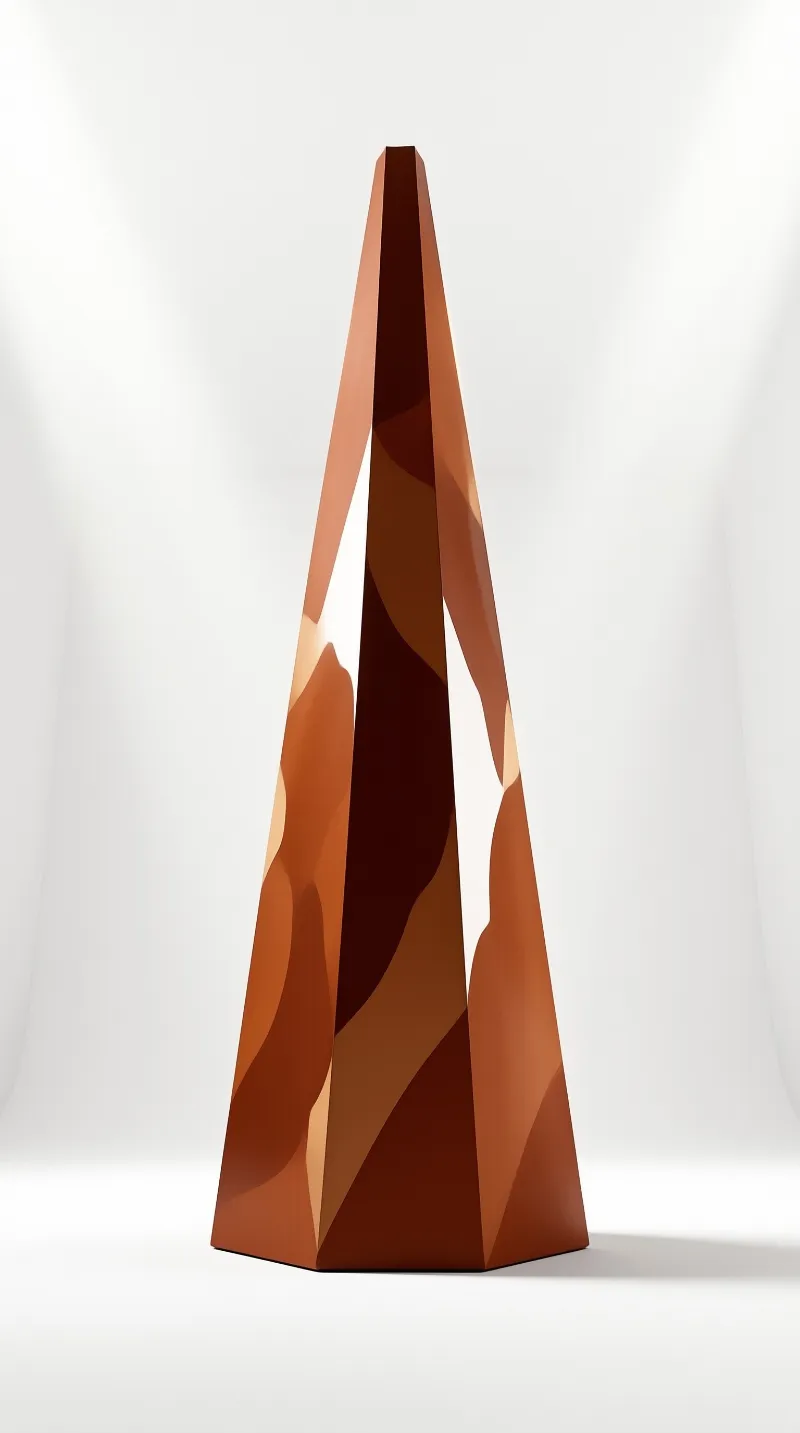 Abstract Terracotta Sculpture