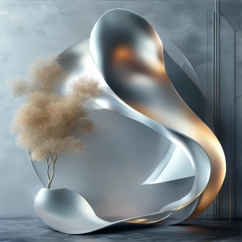 Abstract Metal Sculpture