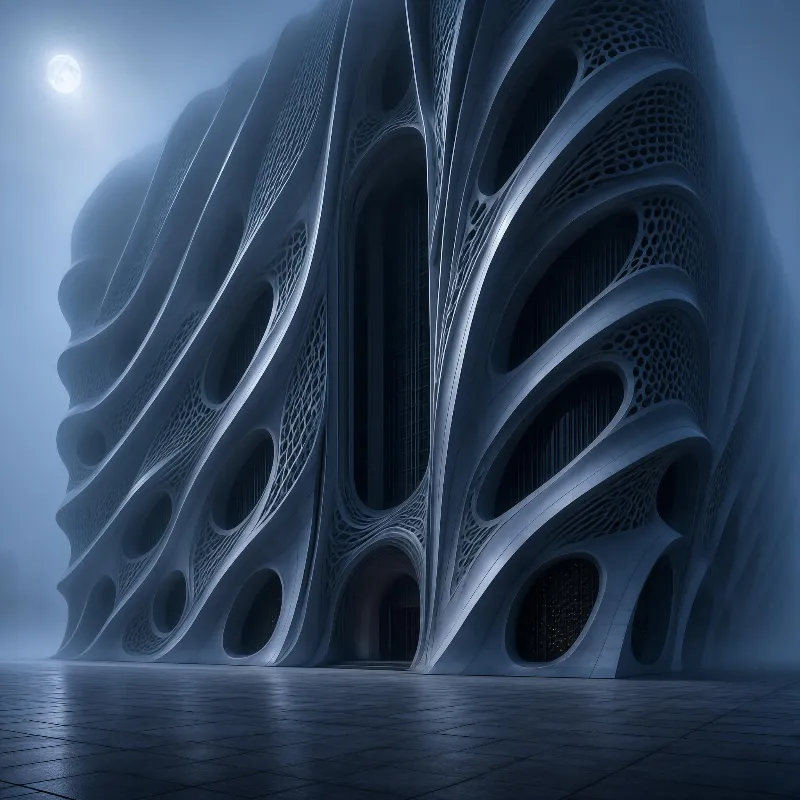 Futuristic Organic Building