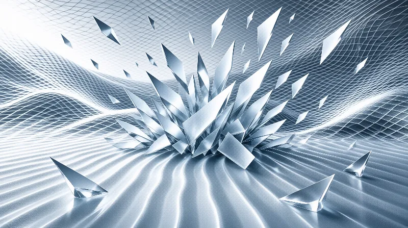 Abstract Crystal Burst