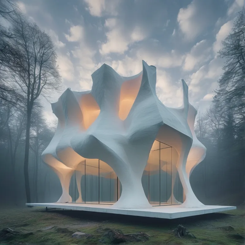 Surreal Organic Pavilion