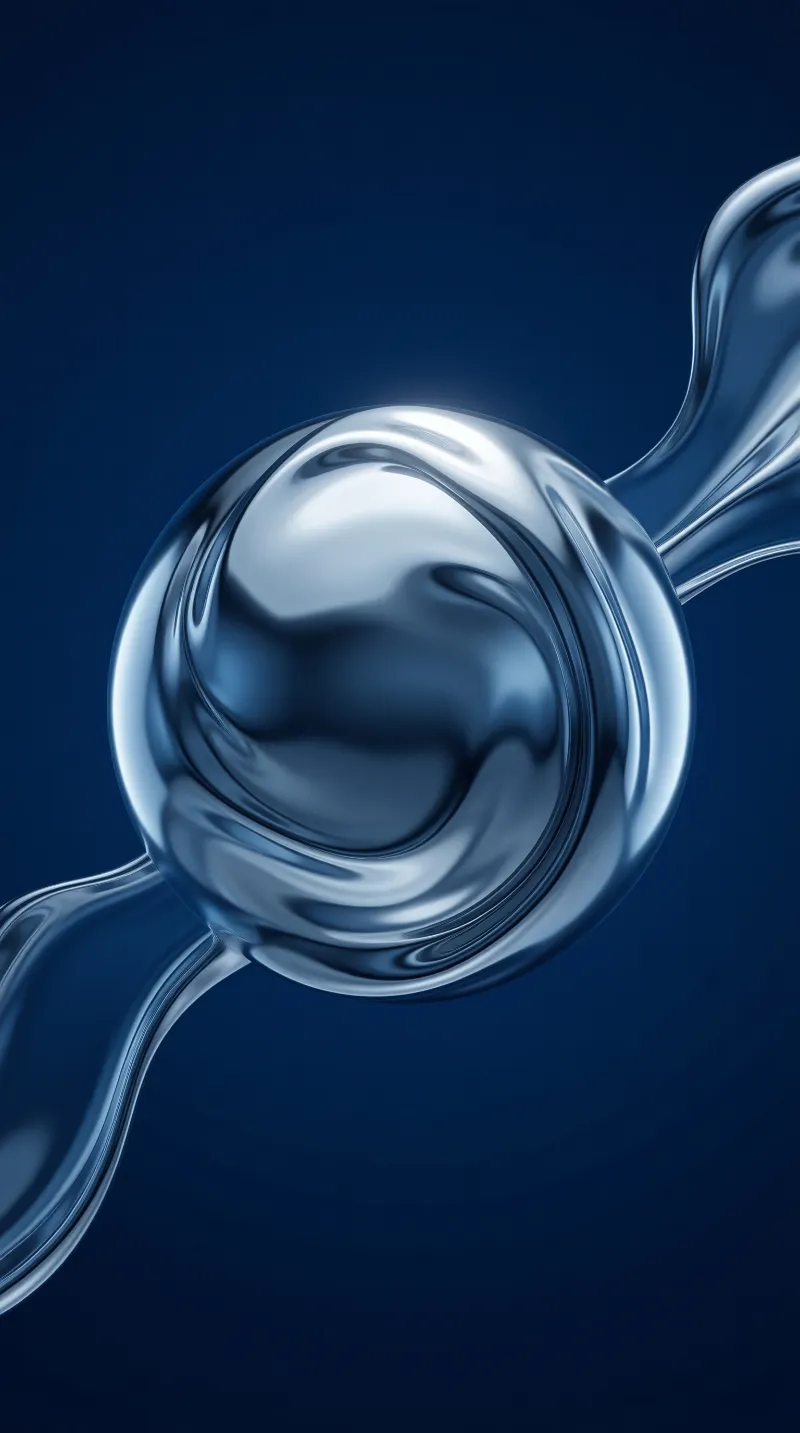 Abstract Liquid Metal Sphere