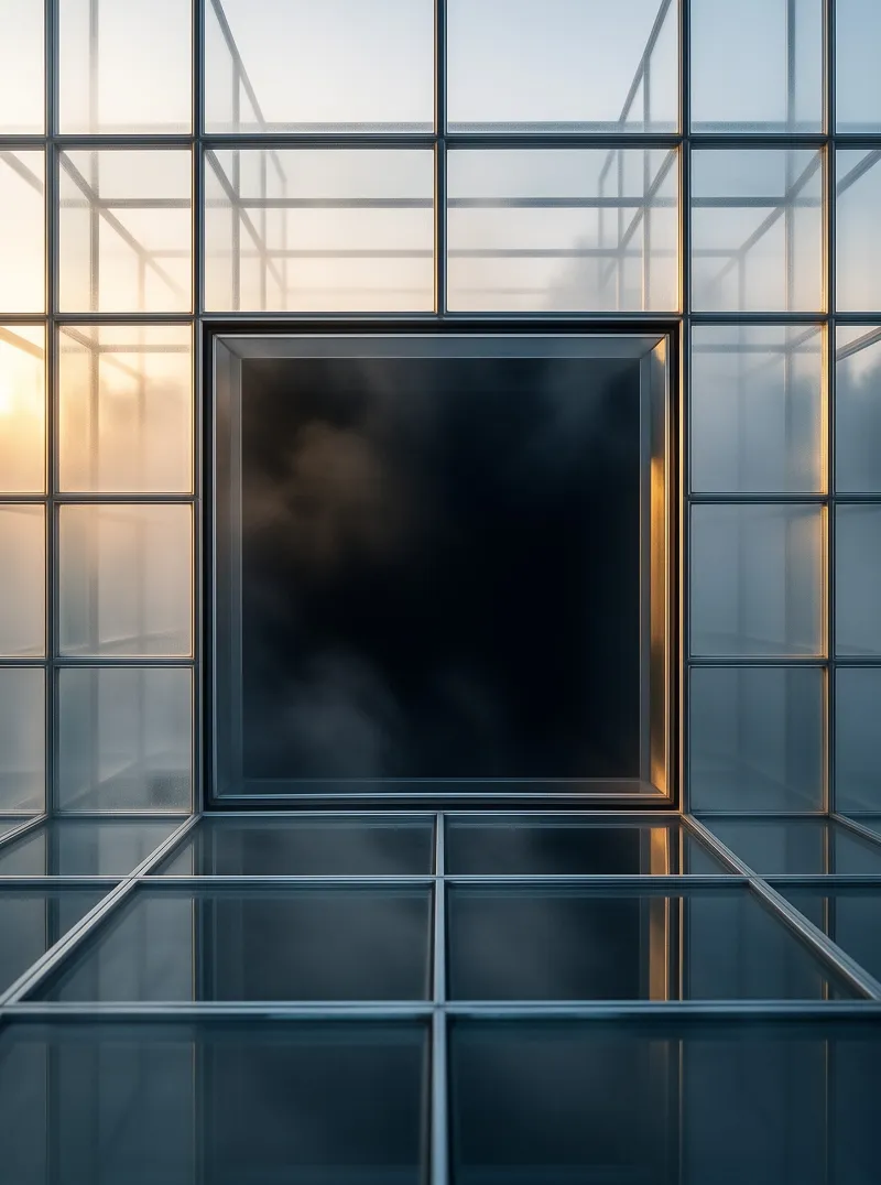 Sunlit Glass Architecture
