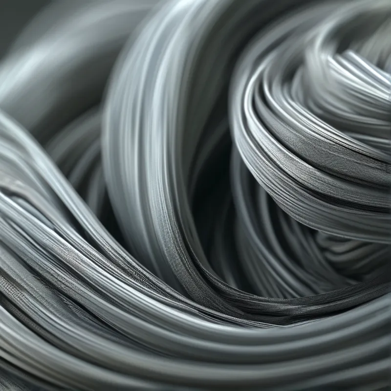 Swirling Metallic Strands