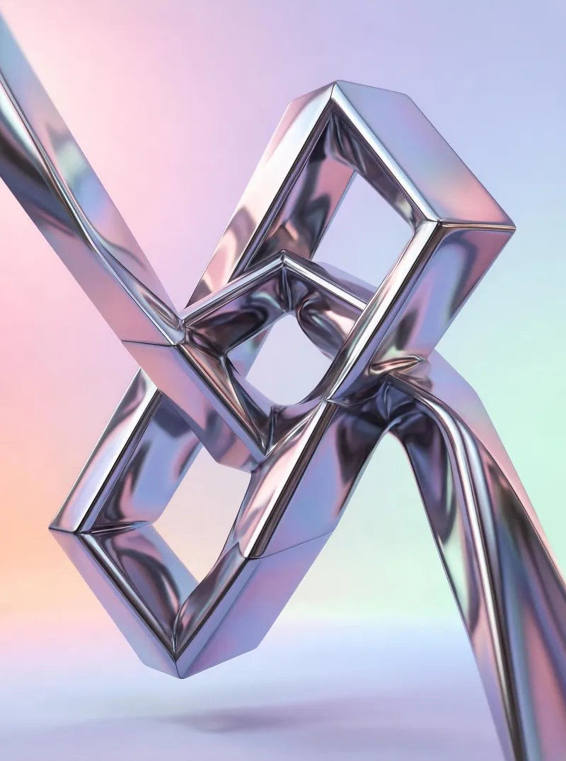 Abstract Metallic Sculpture