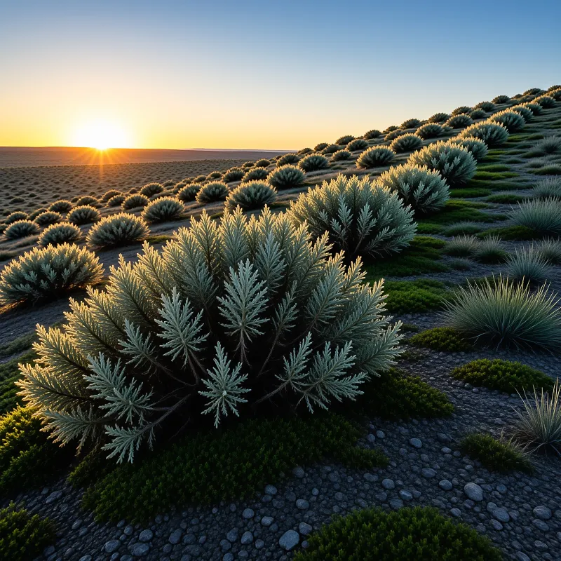 Desert Sunrise with Sagebrush