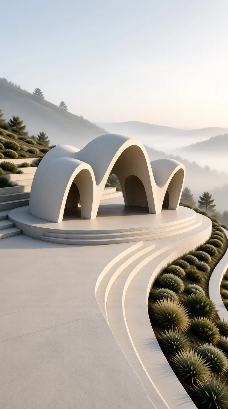 Modern White Pavilion