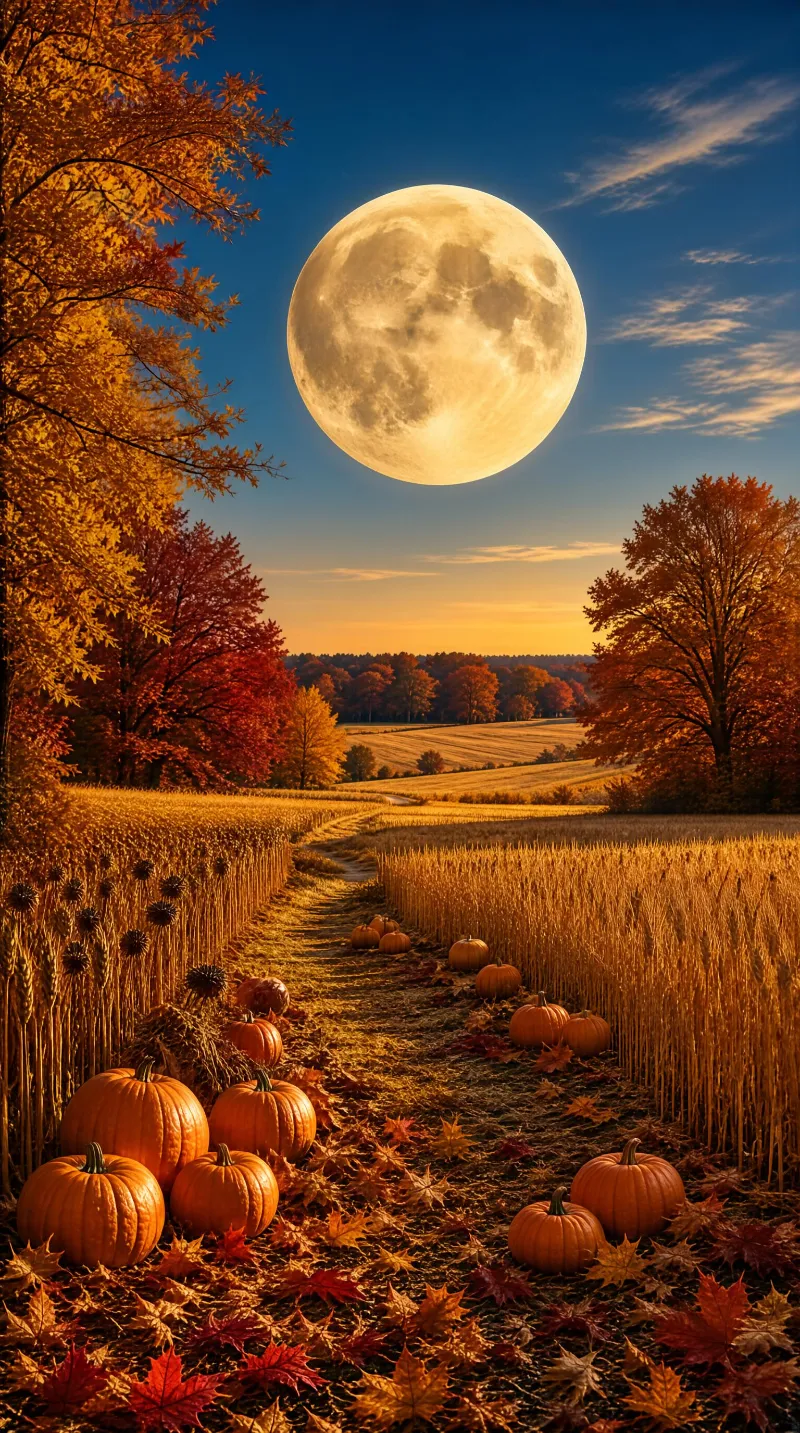 Autumn Moon Harvest Path