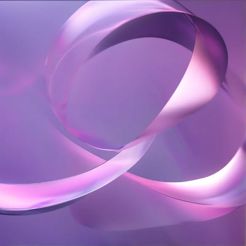 Flowing Purple Ribbons