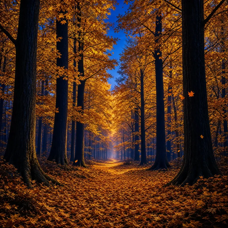 Autumn Forest Path