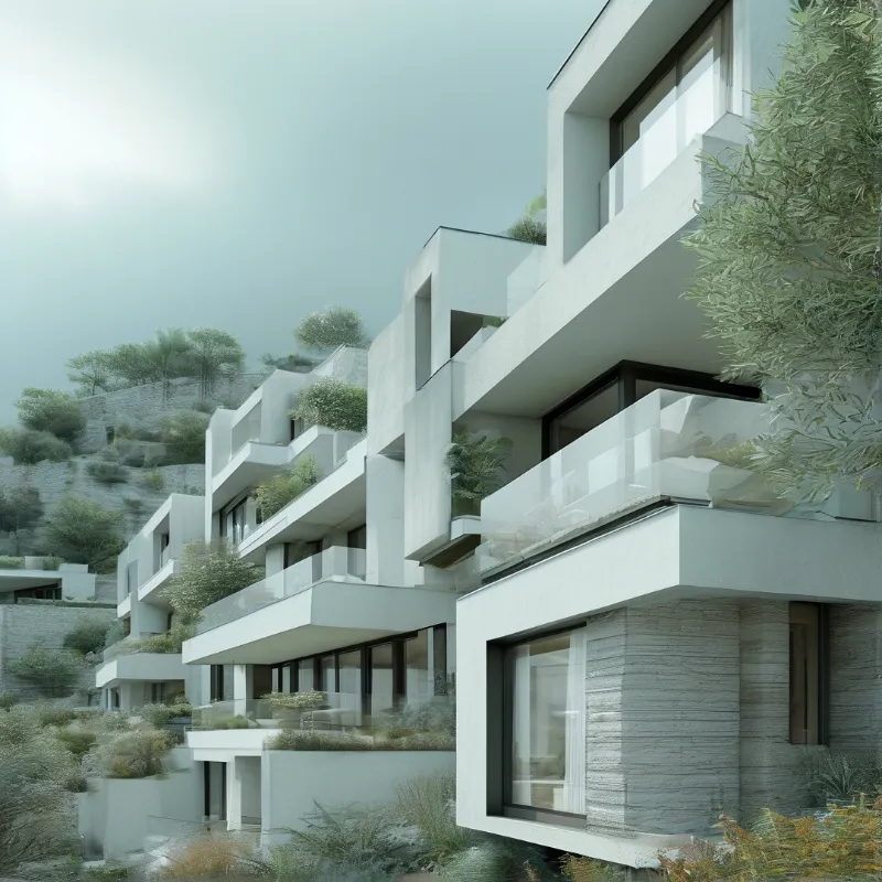 Modern Hillside Villas