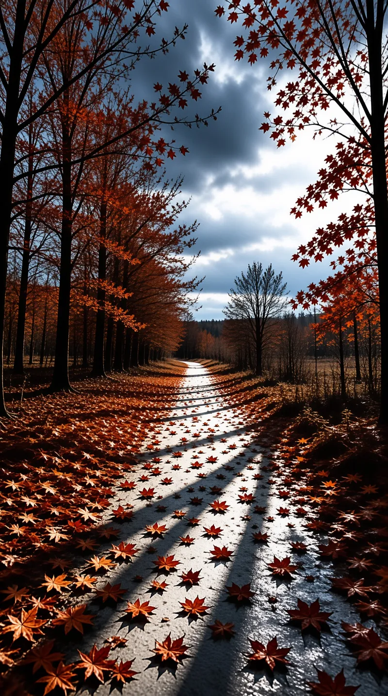 Scenic Autumn Forest Path