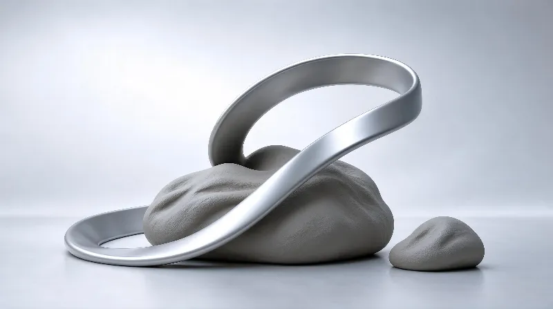 Metallic Loop and Stones